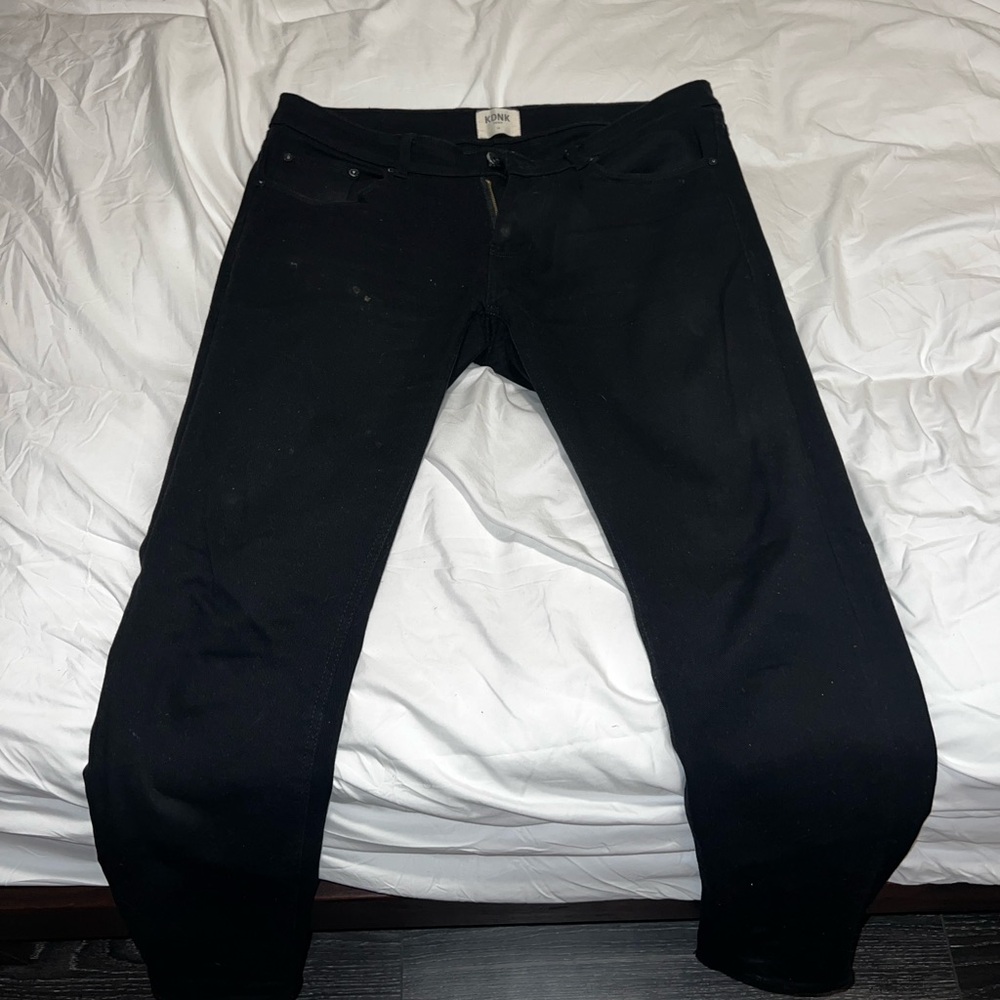 Kayden K Black Denim 32x32 men’s slim fit jeans